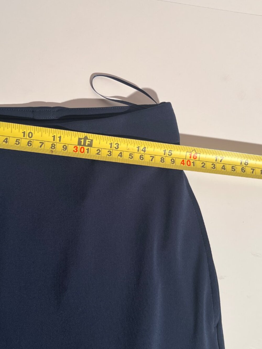 UNIQLO Dark Navy Wide Leg Knit Pants / Dress Trousers - Picture 7 of 9